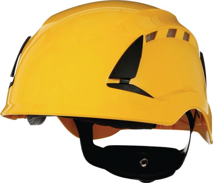 Casque de protection SecureFit X5502V-CE jaune - Stabilisé UV - ABS - EN 397 - 3M_0