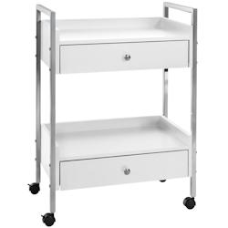 CLP Chariot à ustensiles de luxe Blanc - blanc métal 11128002_0