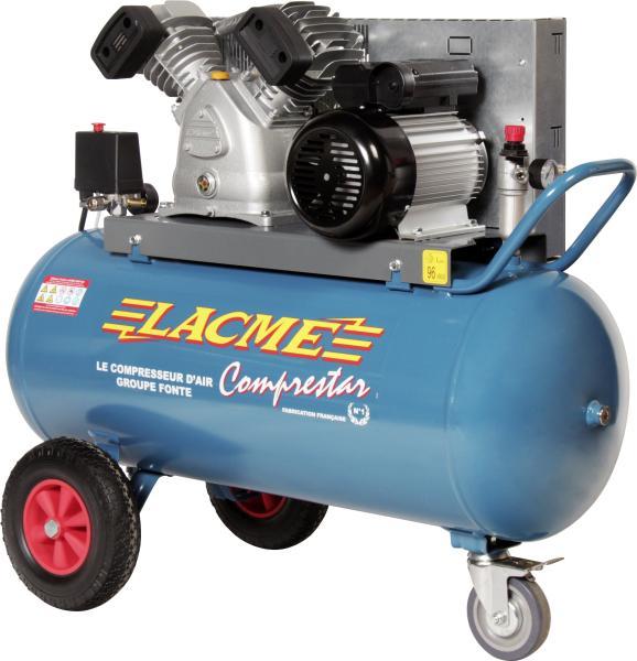 Compresseur 100 litres lacmé : comprestar 20v100m - 301771_0