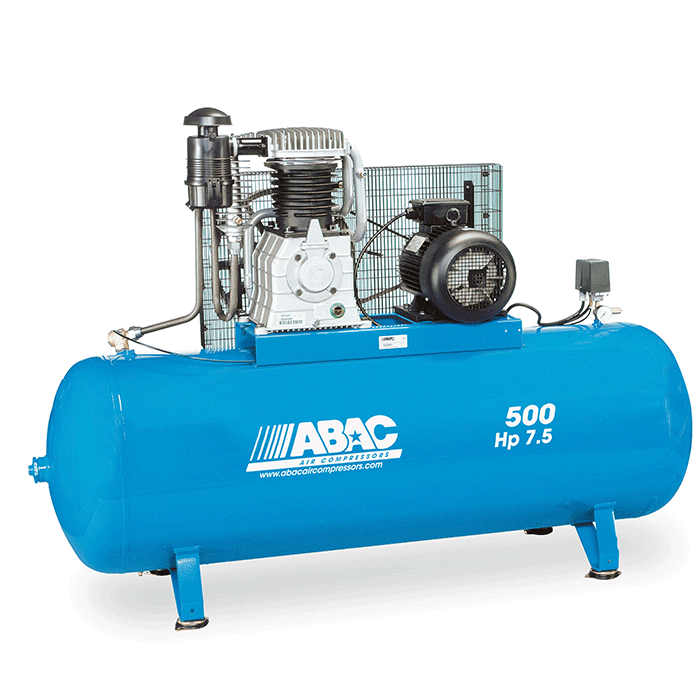 Compresseur d'air ABAC marche lente - 500 litres - 7,5 CV - 54 m³/h - 15 bar - Référence 11571452_0