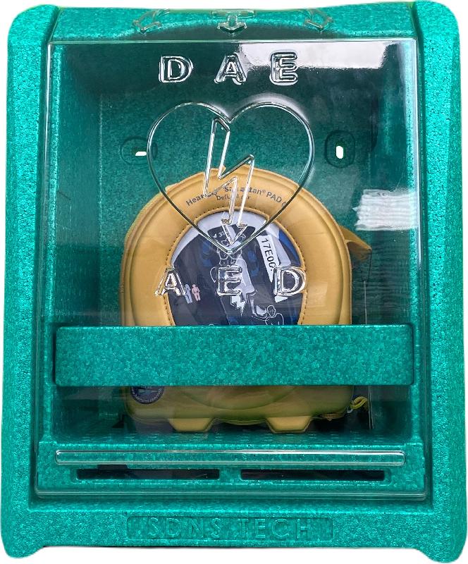 Défibrillateur automatique adultes et enfants Smarty SaverSeries avec armoire extérieure - DFBLT-AM01/ATEVT_0