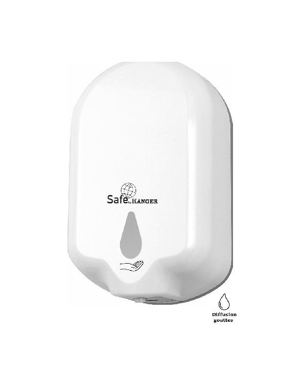 DISTRIBUTEUR POUR GEL HYDROALCOOLIQUE OU SAVON LIQUIDE INFRAROUGE MURAL - SAFE BY HANGER - SF1802201P00