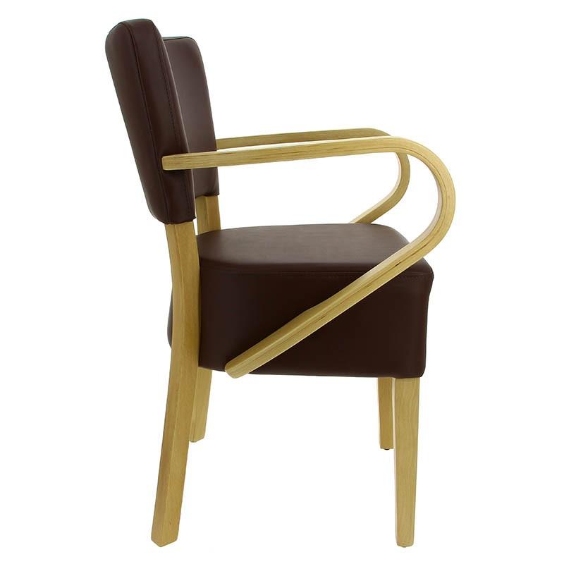 Fauteuil restaurant Amsterdam - MARRON_0