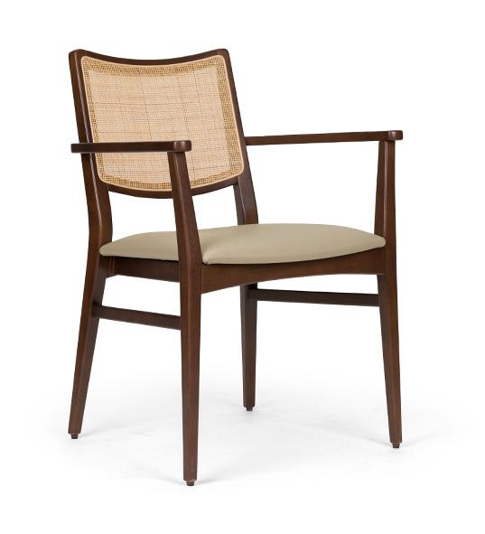 Fauteuil en bois hêtre - Teinte et revêtement au choix - spirit wicker cb_0