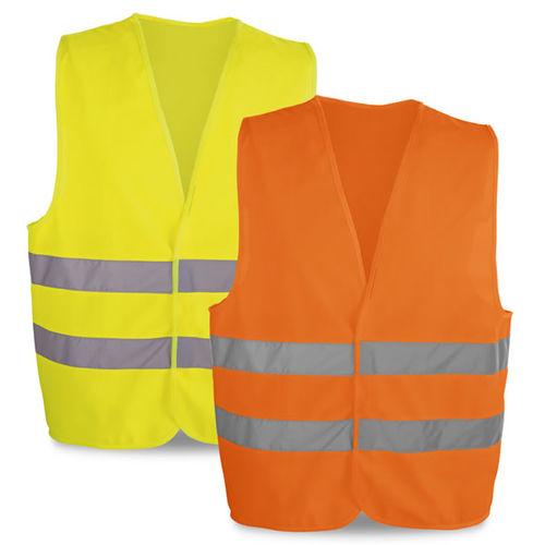 Gilet réfléchissant de sécurité - EN471 classe 2 - Jaune ou Orange - Taille L, XL, XXL - Réf. DIVGILETFLUO_0
