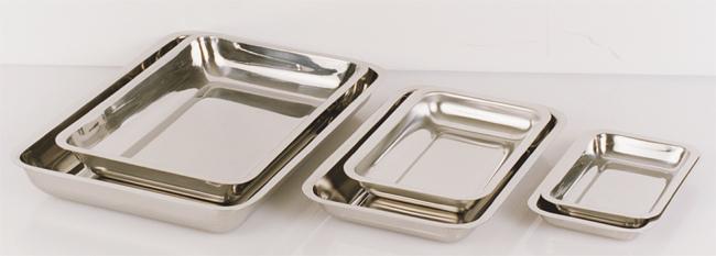 LE PLATEAU INOX 20 X 13 X 2,5 CM