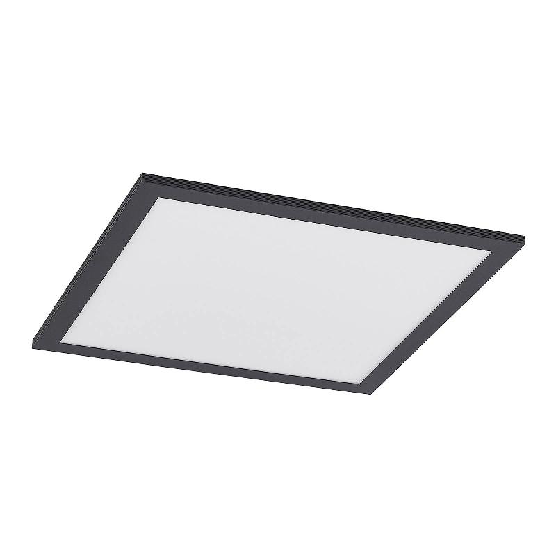 LINDBY PANNEAU LED NELIOS, 40 X 40 CM, CCT, NOIR, MÉTAL