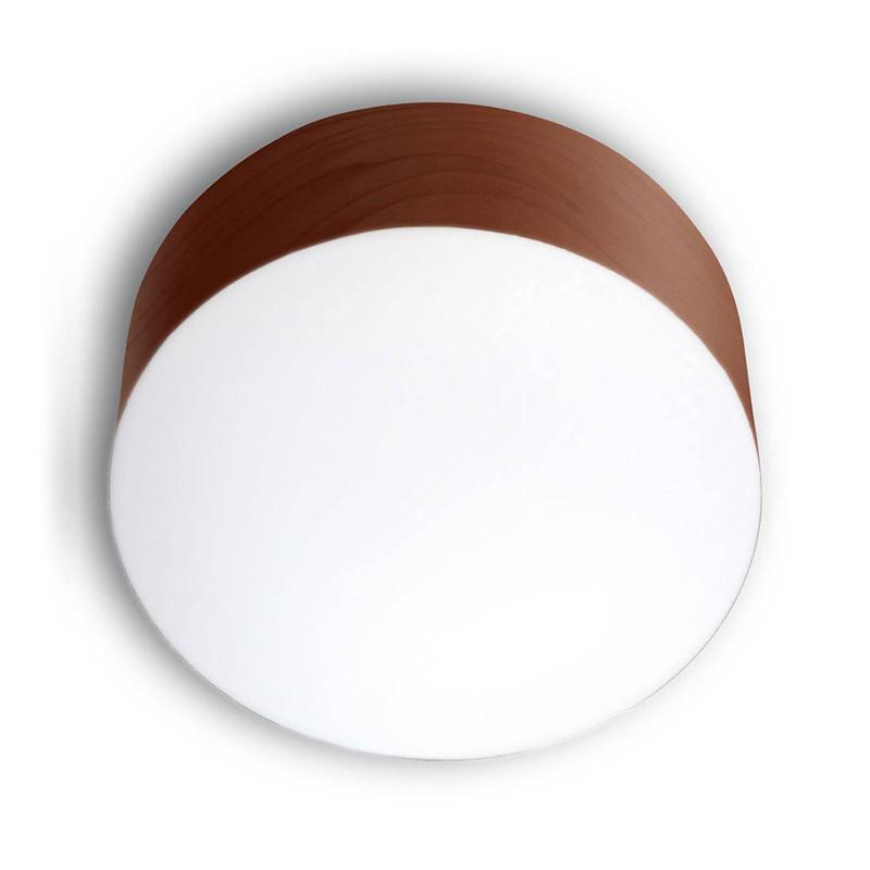 LZF LAMPS LZF GEA PLAFONNIER 0-10 V DIM, Ø 20 CM, CHOCOLAT
