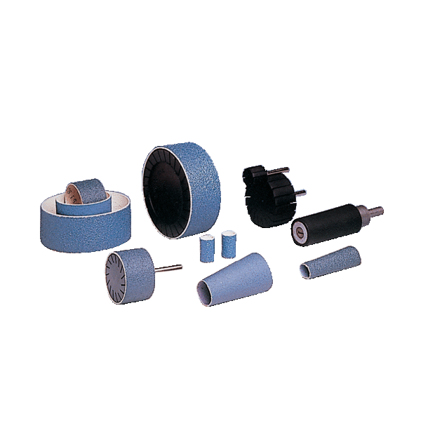 MANCHONS ABRASIFS ZIRCONIUM ET SUPPORTS 