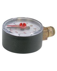 Manomètre à tube de bourdon - 60 bar - Réf. 902.1004 et 902.2004 - Corps plastique et laiton_0
