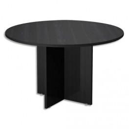 MT INTERNATIONAL TABLE RONDE CONCEPT DIAM. 120 X H76 CM NOIR FRÊNE