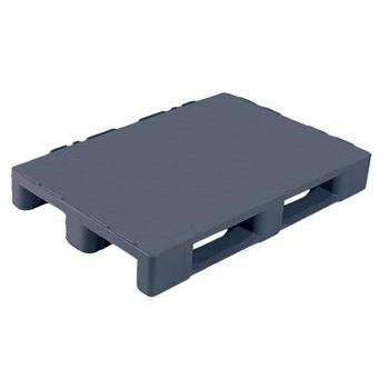 Palette hygiénique L 1200 x l 800 - 3 semelles - Gris - Résistante de -30°C à +60°C - Marque Rolléco_0