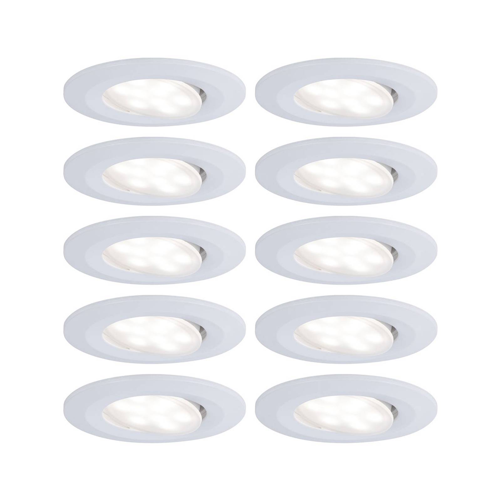 PAULMANN CALLA PIVOTANT DIM Ø9CM 840 X10 BLANC