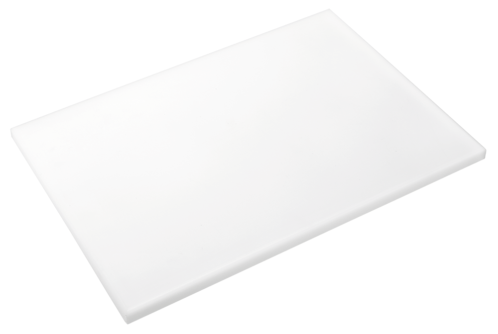 PLAQUE DE DÉCOUPE EN POLYÉTHYLÈNE BLANC P500