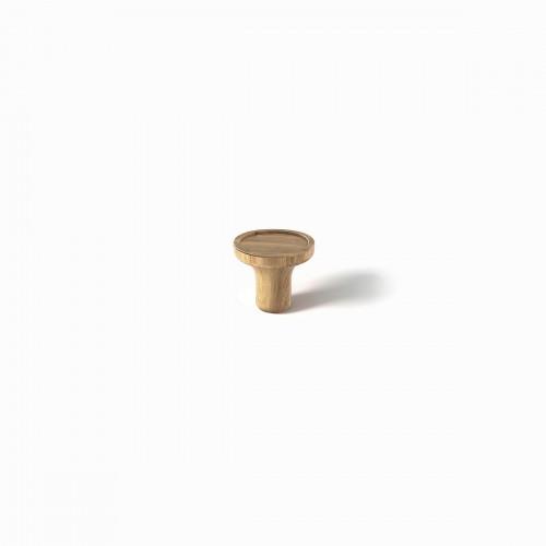 POIGNÉE DE MEUBLE - BOUTON EN BOIS FOREST 901 - NATUREL - D30 H25 ESTAMP