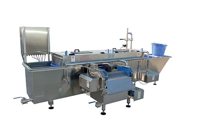Portofino - Laveuses industrielles alimentaires Turatti - système de lavage à panier en continu_0