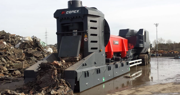 Presse cisaille mobile REFLEX - Compactage et cisaillage polyvalent - Version électrique ou diesel_0