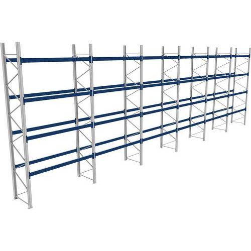RACK 1 DÉPART + 5 SUIVANTS LXLXH 2700X17100X5500 800KG 4 NIV - BITO