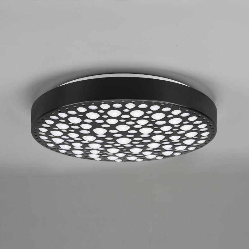 REALITY LEUCHTEN PLAFONNIER LED CHIZU Ø 40,5 CM DIMMABLE RVB NOIR