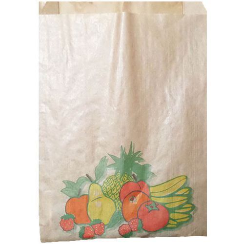 SAC À FRUIT ET LEGUME KRAFT ALIOS 40 GRS IMPRIMÉ - 3 KGS