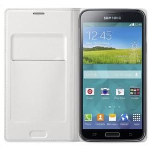 SAMSUNG ETUI WALLET BLANC POUR SAMSUNG S5 - ACCESSOIRE TÉLÉPHONIE MOBILE