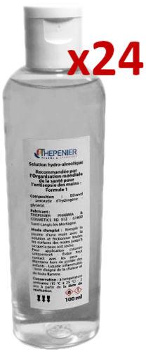SOLUTION HYDRO-ALCOOLIQUE POUR LA DÉSINFECTION DES MAINS - 70% ETHANOL - FLACON DE 10