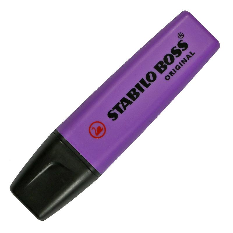 STABILO BOSS LAVANDE - SURLIGNEUR POINTE LARGE BISEAUTEE