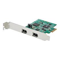 STARTECH.COM CARTE PCI EXPRESS 2 PORTS FIREWIRE 1394A - CARTE PCIE 2 PORTS FIREWIRE 400 - ADAPTATEUR FIREWIRE - PCIE - FIREWIRE X 2 - CONFORMITÉ TAA