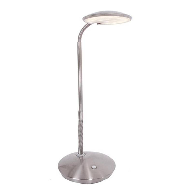 STEINHAUER ZENITH - LAMPE À POSER LED DIMMABLE, ACIER