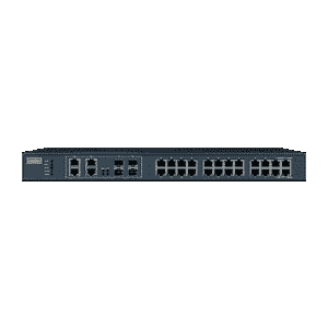 Switch rack industriel non managé 24 ports Gigabit + 4 ports Combo Gigabit - Température -40 ~ 70°C - Advantech - Référence: EKI-2428G-4CI-AE_0