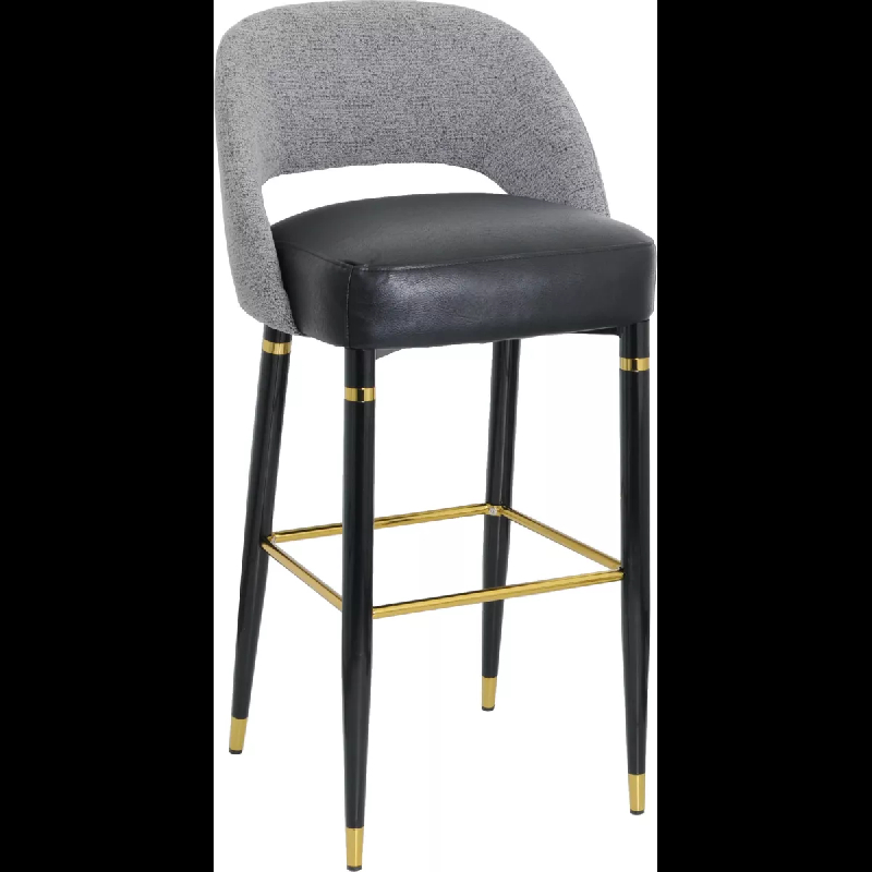 Tabouret FLORAC - acier garni - intérieur - style classique - 79 cm hauteur assise_0