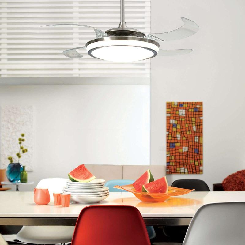 BEACON LIGHTING VENTILATEUR DE PLAFOND LED BEACON FANAWAY EVO 1, SILENCIEUX, 121 CM