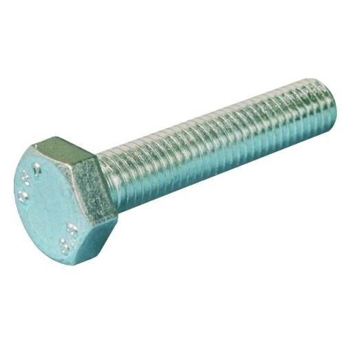 VIS À MÉTAUX TÊTE HEXA - ACIER ZINGUÉ 8.8 FILETAGE TOTAL - 4X140 - B25 STAFA
