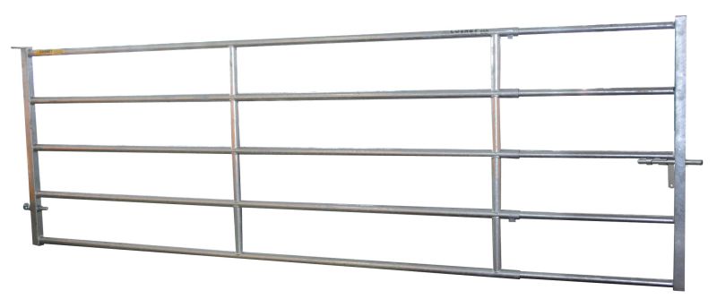 Barrière d'herbage extensible 4/5 m - 5 lisses - Réf. 112 13 24 + 112 13 37 - Cosnet_0