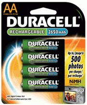 ACCU AA NIMH - 2650 MAH - PAR 4 - DURACELL