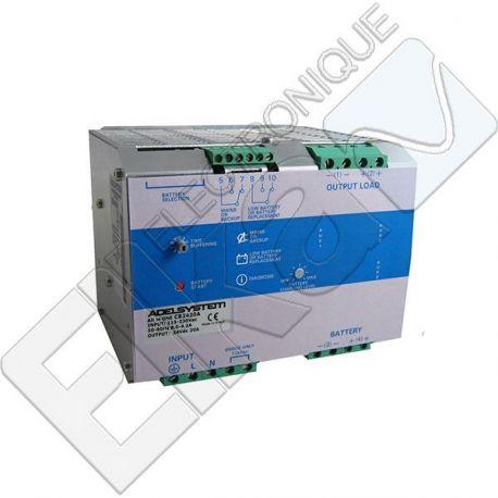 Alimentation chargeur intelligent ADELSystem 12V 35A - CBI1235A - DC UPS All In One - Montage rail DIN_0