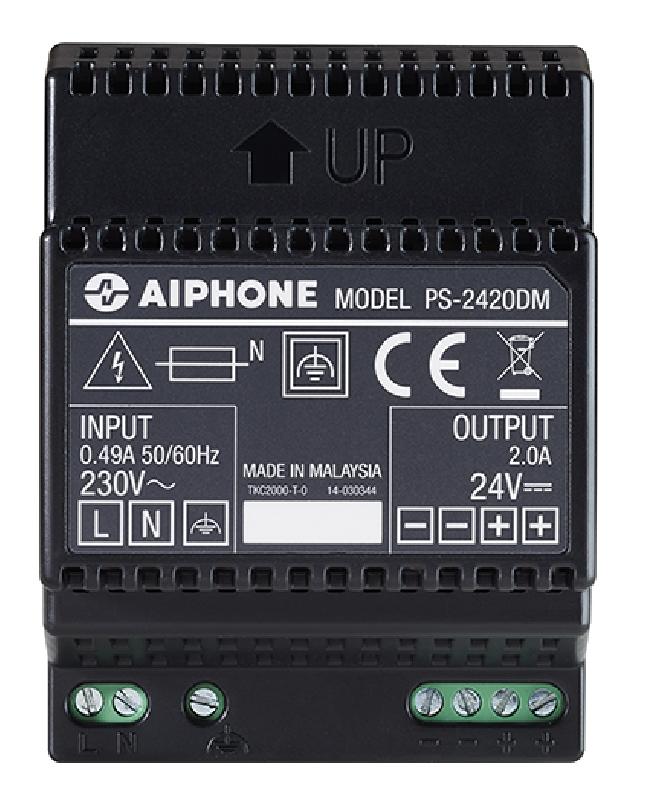 Alimentation modulaire 230vac/24vcc intensité 2a – AIPHONE - ps2420dm - 864318_0