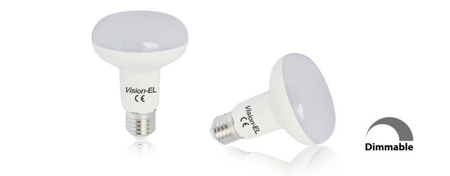 AMPOULE LED E27 DIMMABLE 11W R80 3000K VISION-EL 7667