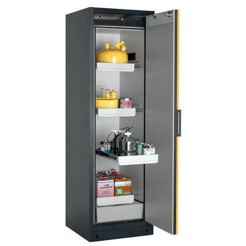ARMOIRE Q90.195.060.WDACR JAUNE-3TIROIR 1TIROIR 1BAC ÉPOXY - ASECOS