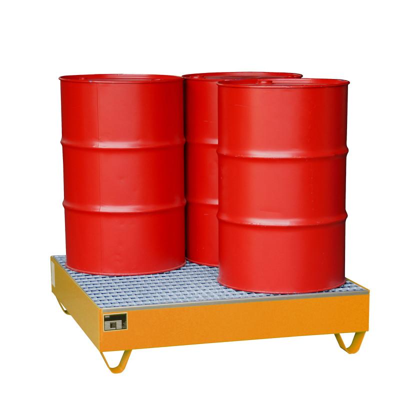 Bac de rétention acier - Capacité de rétention 261 et 435 litres_0