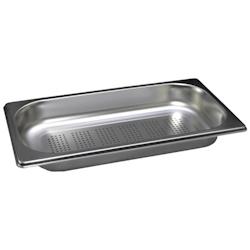 Bac Gastro Inox AISI 304 Perforé GN 1/3 H. 40 mm - Gastroland - 3701666002588_0