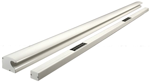 BANDEAU VENTOUSE 2X300KG TRI-TENSION 12/24/48V AUTOMATIQUE ARGENT - GROOM - GRS332151