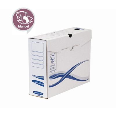 BOÎTE D'ARCHIVES BANKERS BOX® BASIC - FORMAT A4+ -DOS DE 10 CM - LOT DE 25