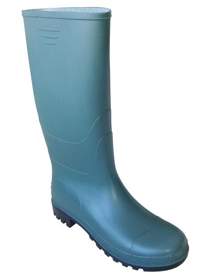 Bottes de sécurité en PVC vert - Doublure viscose - Fabrication européenne_0