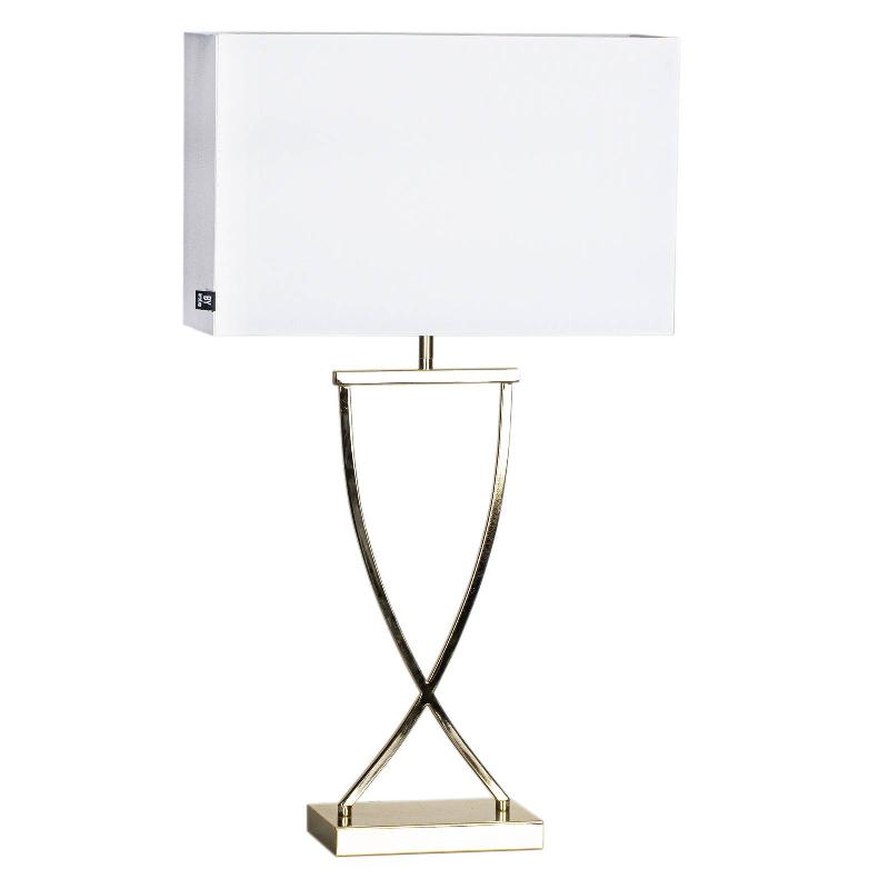 BY RYDÉNS OMEGA LAMPE DE TABLE LAITON/BLANC HAUTEUR 69CM