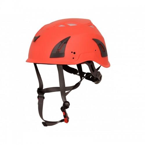 CASQUE DE SÉCURITÉ KRATOS FOX AVEC JUGULAIRE HP10200 - ROUGE KRATOS SAFETY