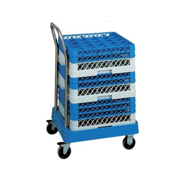 Chariot porte casiers de lave-vaisselle abs sans barre de poussée_0