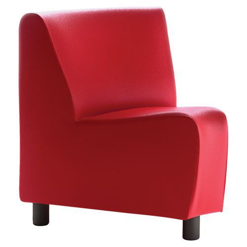 CHAUFFEUSE D'ANGLE 45 IZARI TISSU PVC GROSEILLE - SOKOA