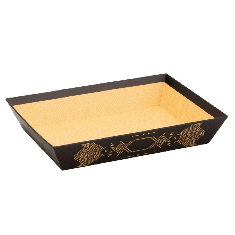 Corbeille carton kraft Gatsby 27x20x5cm_0