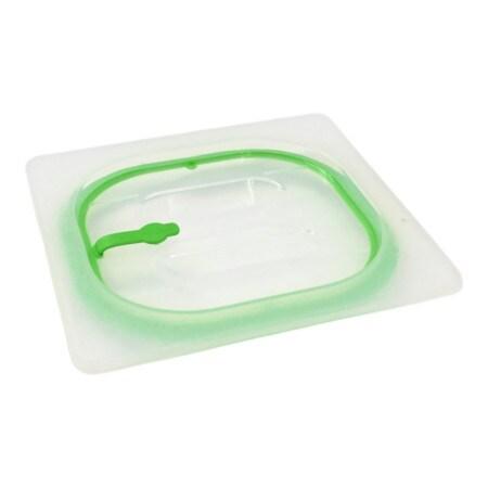 Couvercle Polypropylène étanche GN 1/6 - HACCP Vert - Gastroland - vert plastique polypropylène 3701666009341_0